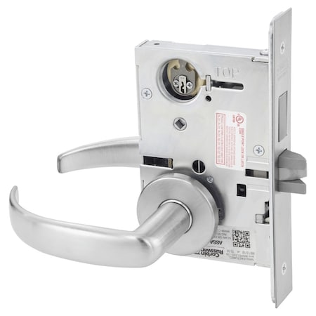 Corbin Russwin Store Door Mortise Lock, PS Lever, A Rose, Satin Chrome ML2022 PSA 626 LC
